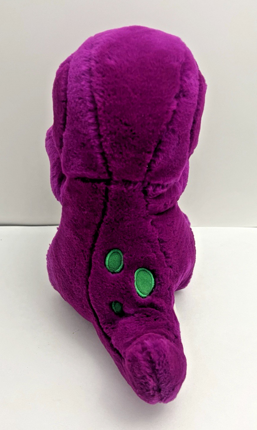 Vintage Barney the Dinosaur 12” Plush Purple Stuffed Animal Lyons Group 1992