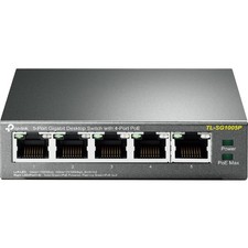 TP-LINK 5-Port Gigabit Desktop Switch with 4-Port PoE tl-sg1005p  tlsg1005p 