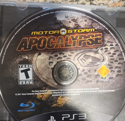 Sony Computer Entertainment MotorStorm: Apocalypse PS3 NTSC-U/C T Rated 2011