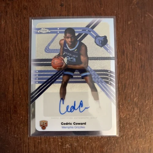 2025 Topps Chrome Cedric Coward Next Stop Signatures (RAW)