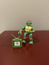 TMNT Teenage Mutant Ninja Turtles Toon Raph Raphael 1992 W/ Accessories Vintage