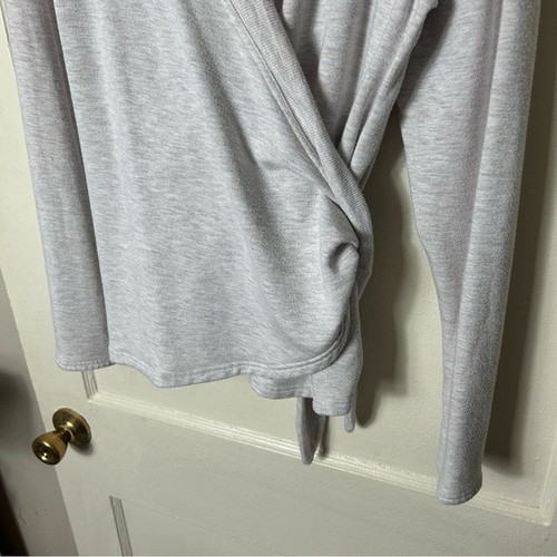 Athleta heathered poise dance wrap cardigan womens XL modal cozy - Picture 5 of 9