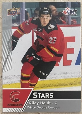 Riley Heidt Rookie - 2022-23 Upper Deck CHL Stars #326 (RC) - Minnesota Wild