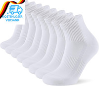 8 Paar Sneaker Socken Herren Baumwolle Quarters Sportsocken Atmungsaktives Mesh