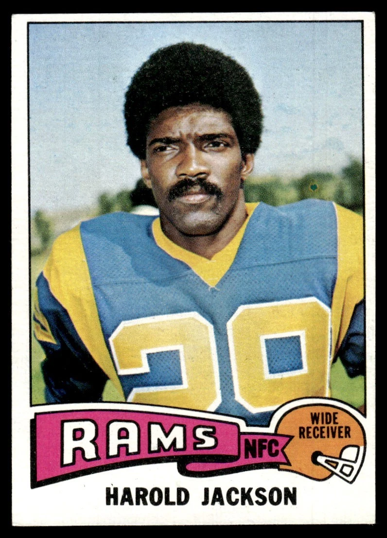 1975 Topps Football Harold Jackson Los Angeles Rams #505 Card EX-MT+