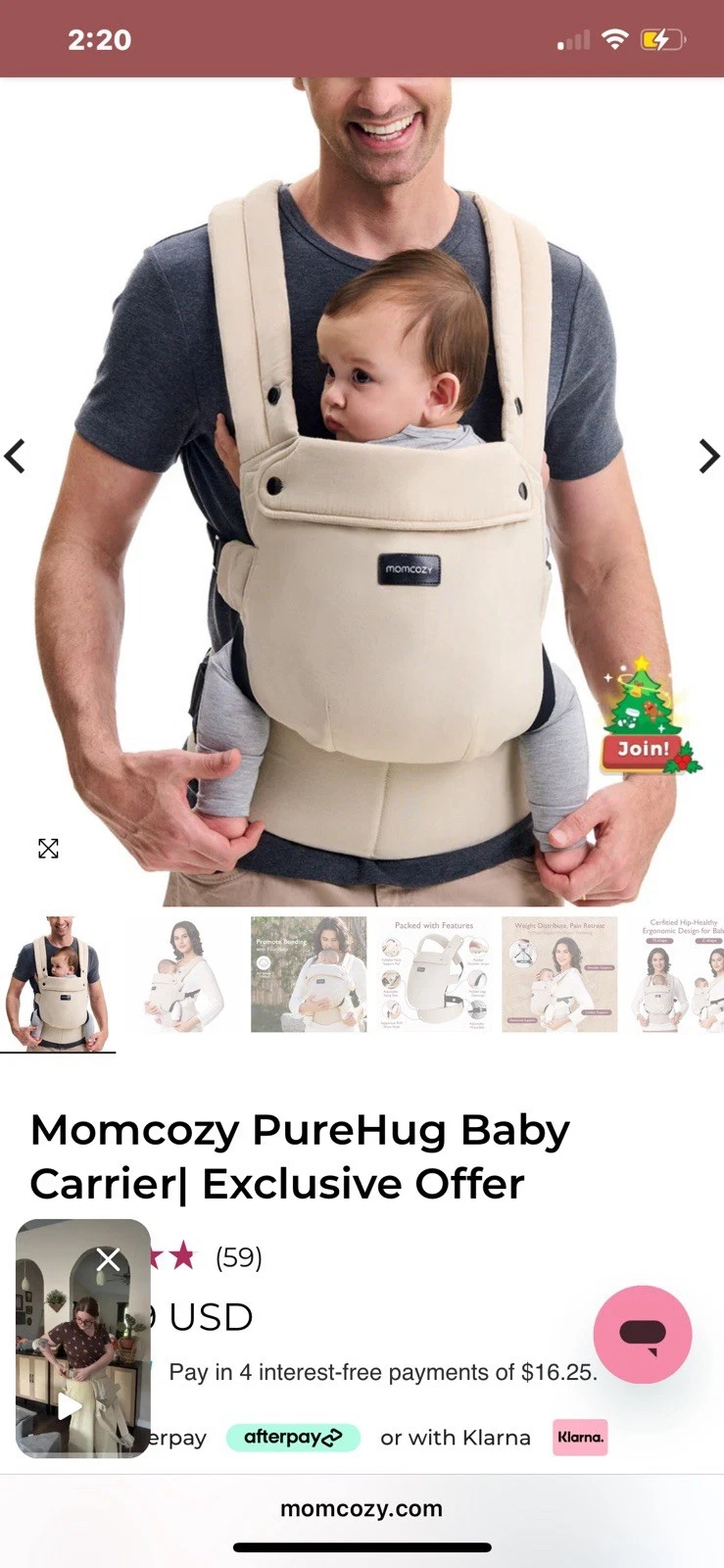 Discover the ultimate comfort and convenience with Momcozy's exceptional baby