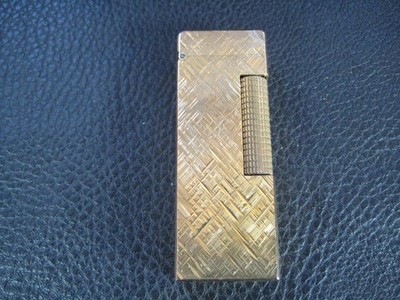 Dunhill Rollagas Feuerzeug Lighter Gold Komplett Überholt Garantie Kingsman