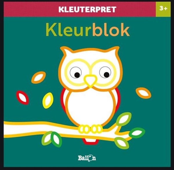Wins Holland - Kleuterpret Kleurblok Uil 3+ (Us Import) Neu-image
