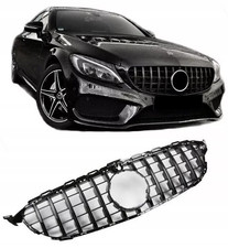 ? Grill K&uuml;hlergrill f&uuml;r Mercedes C-Klasse W205 S205 C205 Panamericana AMG OPTIK