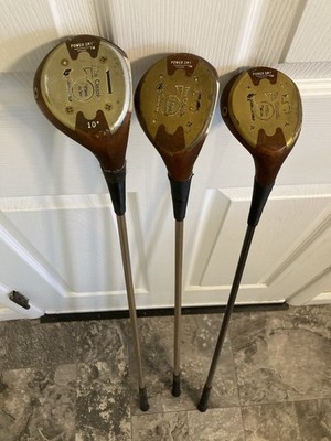 Louisville Golf The Classic 50 Fifties Series1,3,5 Wood Persimmon Drivers RH USA