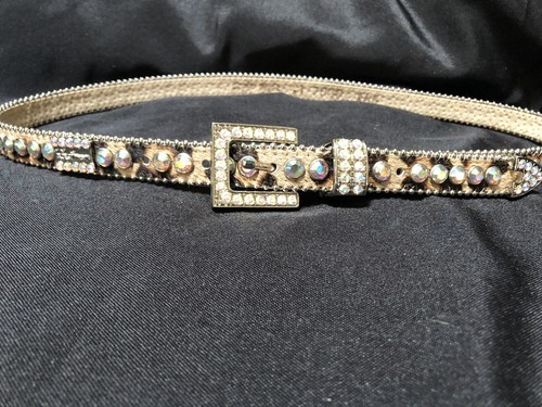 BB Simon Swarovski Crystal Animal Print Studded P