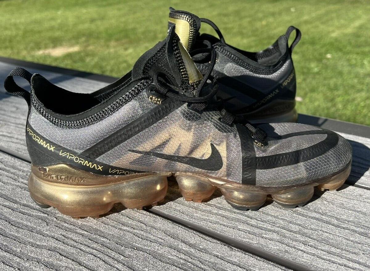 mens vapormax black and gold