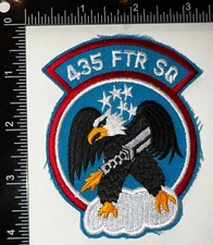 USAF 435th Fighter Squadron Black Eagles Patch