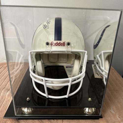 Marshall Faulk Indianapolis Colts Signed authentic F/S Helmet In Case w/COA - Picture 4 of 6