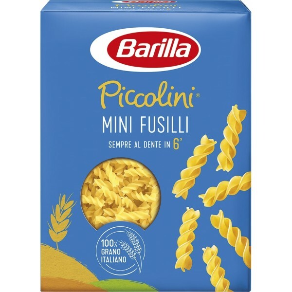 BARILLA ITALIENISCHE HARTWEIZEN PASTA ""I PICCOLINI""MINI FUSILLI N16 4 Stück 500g