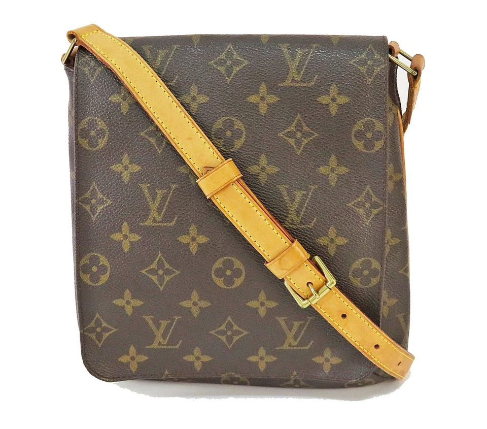 Auténtico Bolso de Hombro Cartera LOUIS VUITTON Musette Salsa PM Monograma #59263 Foto 2 de 4