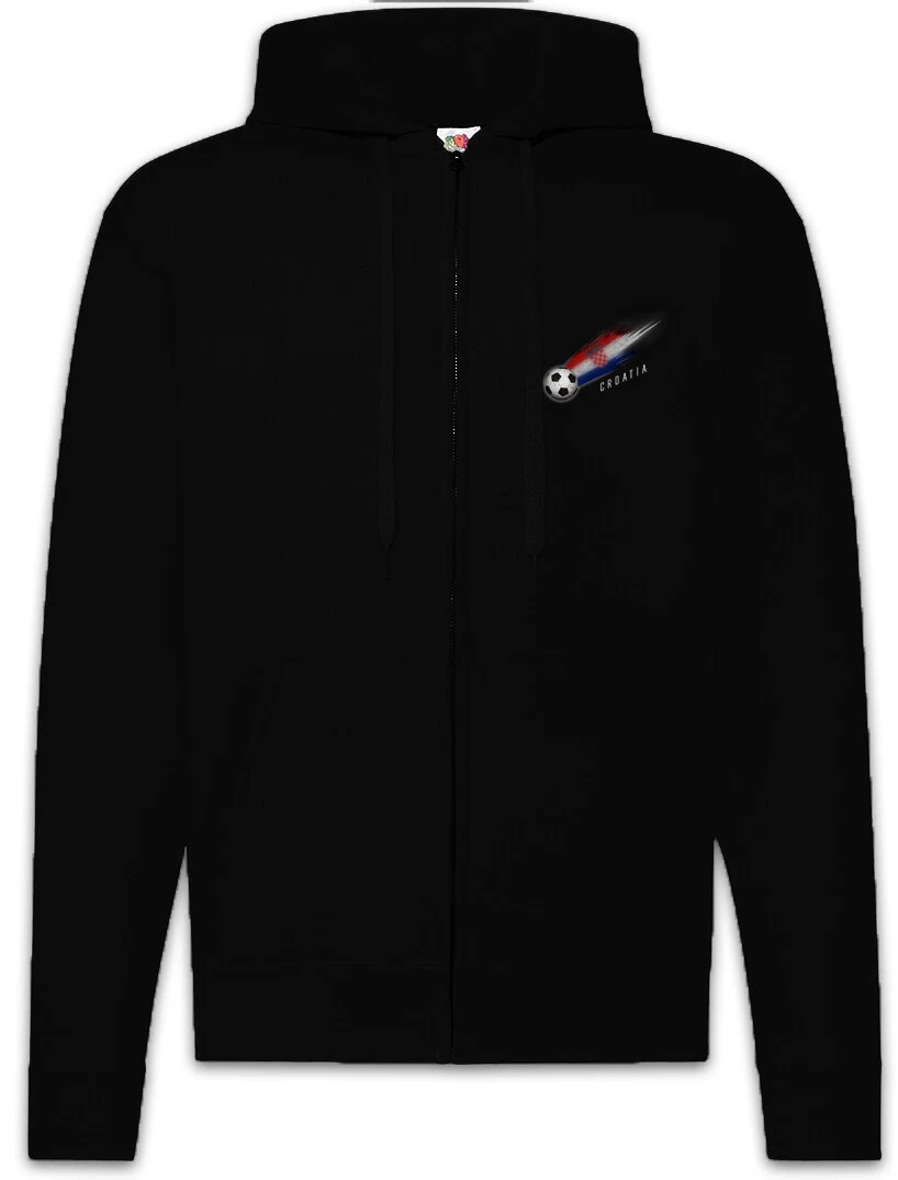 Croatia Football Comet I Zipper Hoodie croatian Soccer Flag World Championship