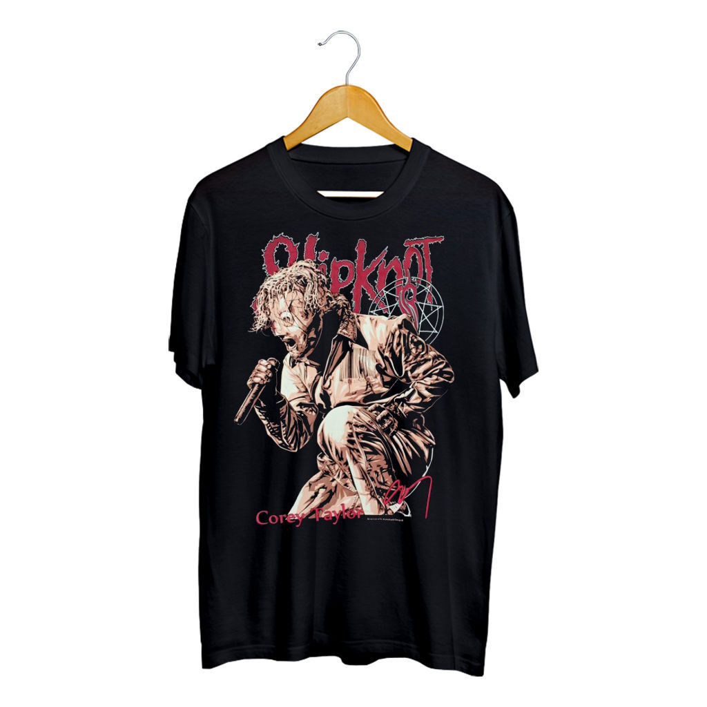 Vtg Shop Slipknot Corey Taylor Cotton Black Unisex T Shirt MM762