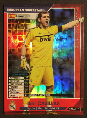 2011-12 Panini WCCF Euro Superstars A1 Iker Casillas Real Madrid