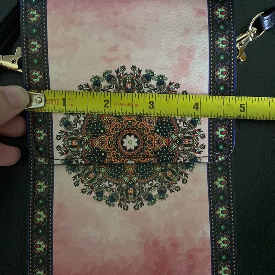 Small Faux Leather Brown Crossbody Smartphone Phone Purse boho