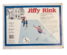 Vintage Jiffy Rink Instant Ice Skating Rink Kit 10x20 ft Crown Mfg Canada NOS