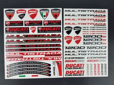 Aufkleber stickers decals für DUCATI Multistrada V4 V2 1200S 1200 Laminiert