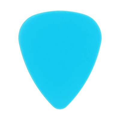 ABS Plastic Light Blue Guitar Or Bass Pick - 0.71 mm Medium Gauge - 351 Shape