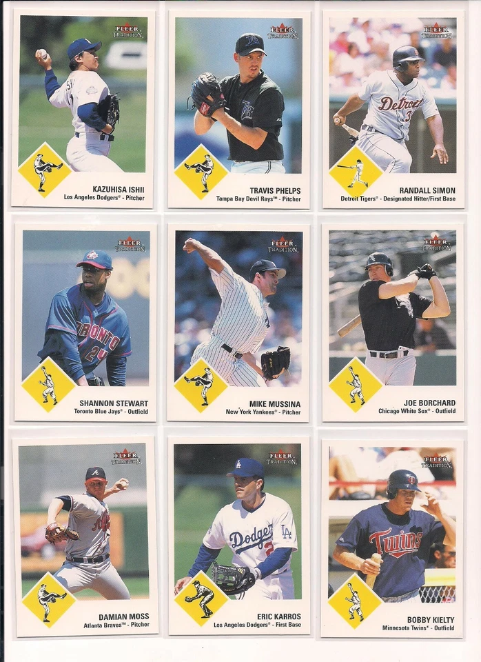 2003 Fleer Tradition Baseball Trading Cards Pick / Choose / #s 282 - 485 / mb1 - Image 2 of 4