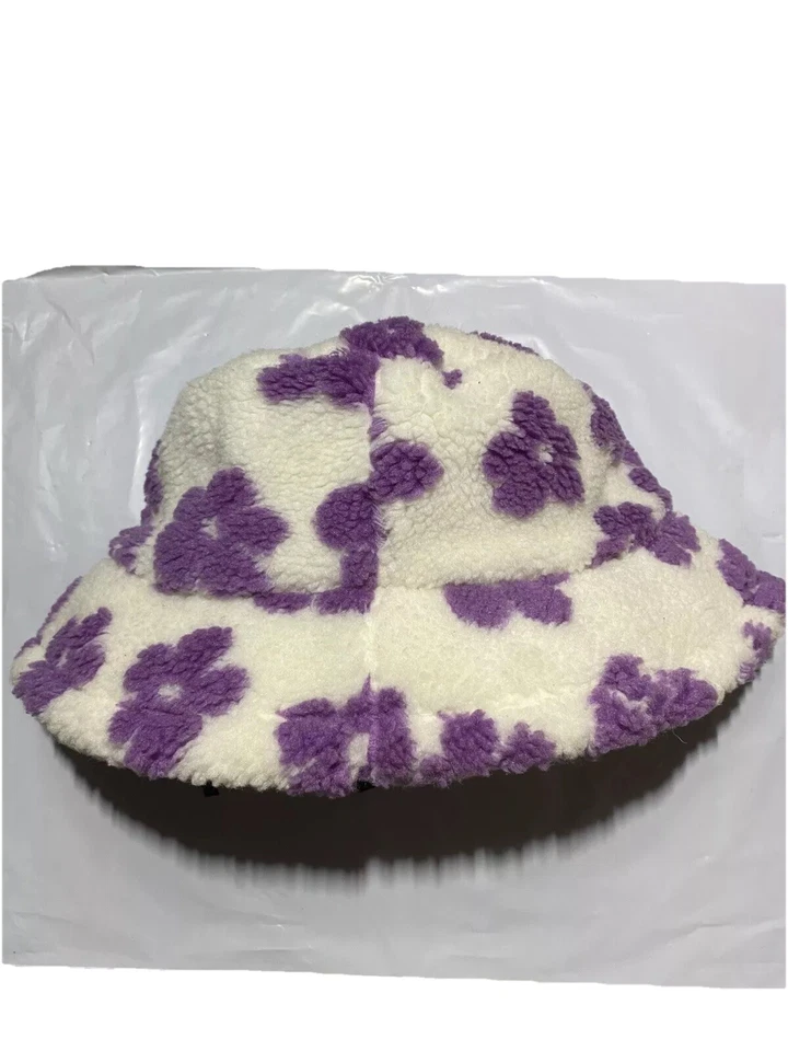 Sombrero cubo flor mullido vintage Y2k moda tendencia Foto 2 de 4