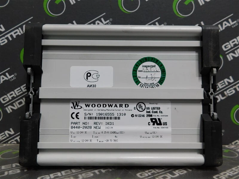 Módulo de expansión de E/S digital Woodward 8440-2028 usado Rev. NUEVO 12/24 VDC IKD1 Foto 2 de 4