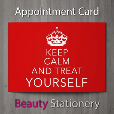 BEAUTY STATIONERY Appointment Card Beauty Salon Nail Massage Hairdressing Therapist A7