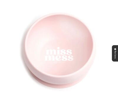 ''Miss Mess'' Wonder Suction Bowl by Bella Tunno Baby