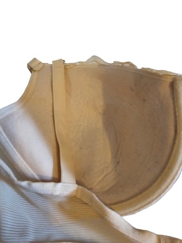 Lively Lightly Padded Lace Overlay Bra Beige 36DD - Picture 6 of 8