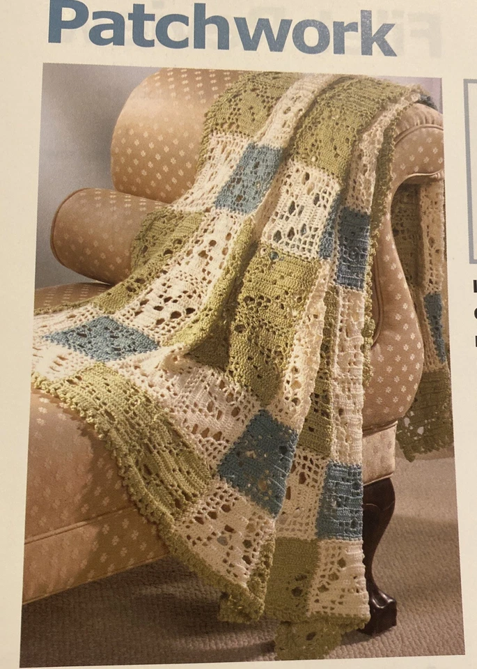 Crochet Butterflies, Bouquet, Patchwork, Alphabets Filet Throws - Image 2 of 4