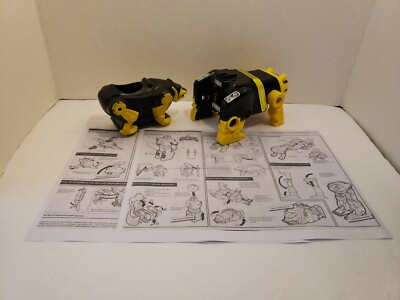 とびまる 2x Power Rangers 1995 Deluxe Ninja Megazord Yellow Bear NinjaZord