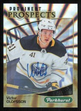 2019-20 Parkhurst Prominent Prospects AUTO Gold #PP11 Victor Olofsson