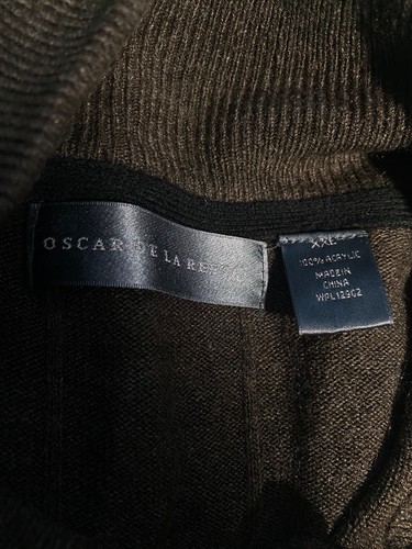 Oscar De La Renta Sweater Sweatshirt XXL 2XL Brown Sweater C1 - Picture 7 of 7