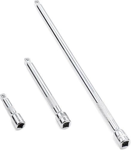 1/4 Inch Drive Wobble Extension Bar, 3 Pieces Wobble Socket Extension Bar Set, E