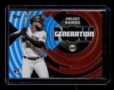2022  Topps Update #GN-70 Heliot Ramos Generation Now Blue