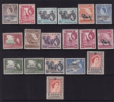 KUT 1954 Pictorial Set SG167-180a (Incl 15c, 50c 2/ & &pound;1 Vars) -MNH - Cat &pound;285+