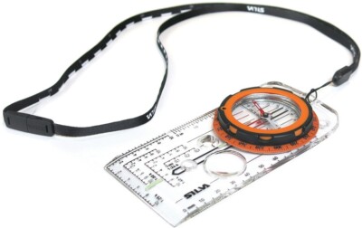 Silva Explorer Pro Compass Waterproof Tunable Housing Scale Lanyard Night 4 hrs