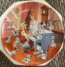 Bradex Disney 101 Dalmations True Love Collectors Plate No COA (#8311A)