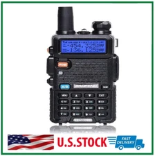Digital Handheld Radio Scanner VHF FM EMS Ham 2 Way Transceiver Dual Band Walkie