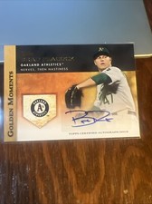 Brad Peacock 2012 Topps Golden Moments Auto Rookie RC #GMA-BP Oakland A's