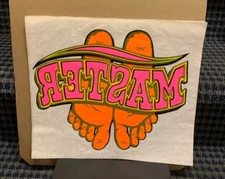 1970’s Vintage “Heat Transfer” MASTER (FEET) Approximately 11 x 13 (MH201)