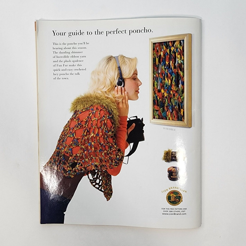 Crochet! Magazine May 2006 Pillows Scarf Duck Purse Sweaters Afghans Tote Wraps - Picture 11 of 11