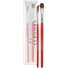 NEW SEPHORA COLLECTION Cat Eye Brush Duo / Cat Eye Brush Set New In Box
