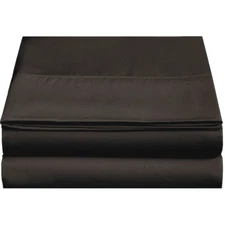 Single Flat Bed Sheet Ultra Soft & Comfortable Double Burshed MicrifiberDark ...