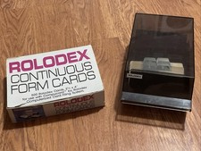 Vintage Rolodex The Organizing System Covered File VIP-24C  Continuous Cards
