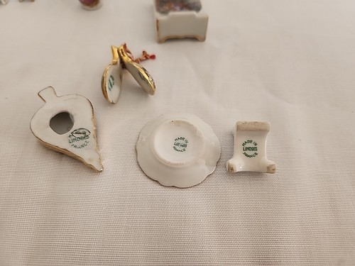 Limoge, 15 Stück, Puppenhaus, Miniatur, zufälliges Set, schön - Bild 7 von 24